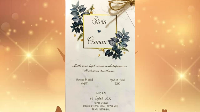 ŞİRİN VE OSMAN'ın nişan töreni - (İsmail Yaşar'ın kızı Şirin ve Tunay Tunç'un oğlu Osman)
