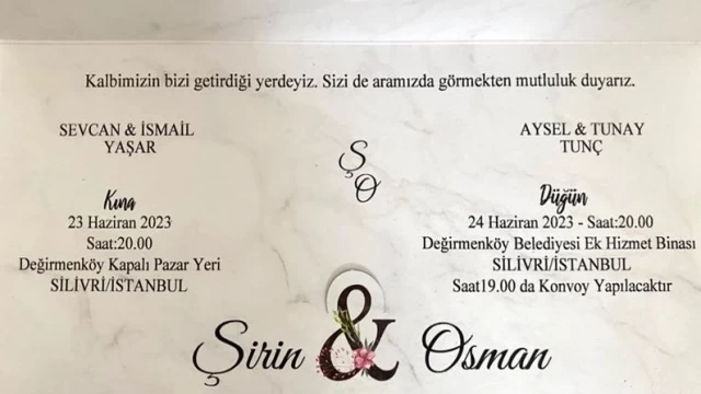 ŞİRİN & OSMAN DÜĞÜN (Sevcan & İsmail YAŞAR - Aysel & Tunay TUNÇ)