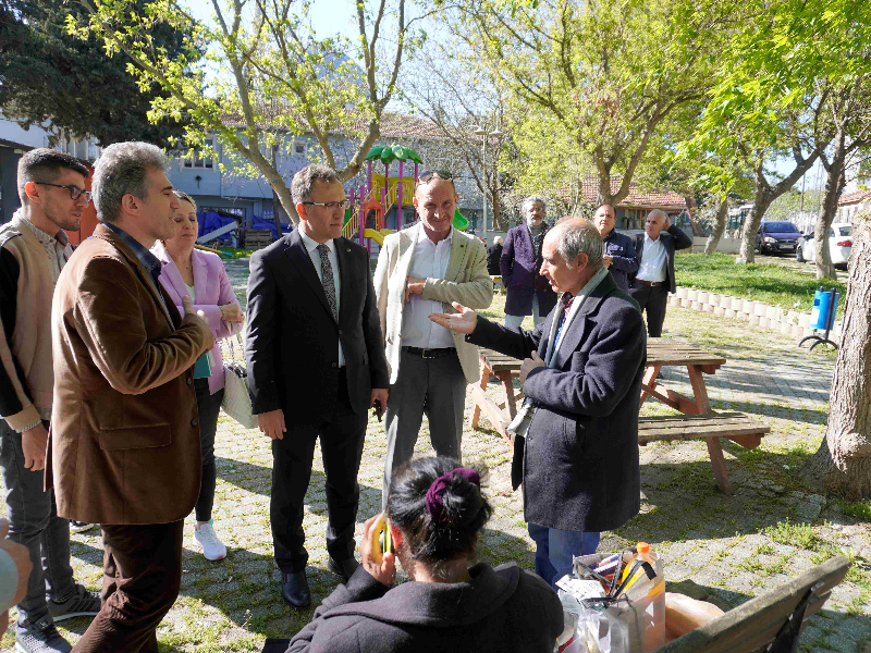 Ak Parti Milletvekili Adayı Av. Mehmet Sarı, seçim çalışmaları için Değirmenköy'de