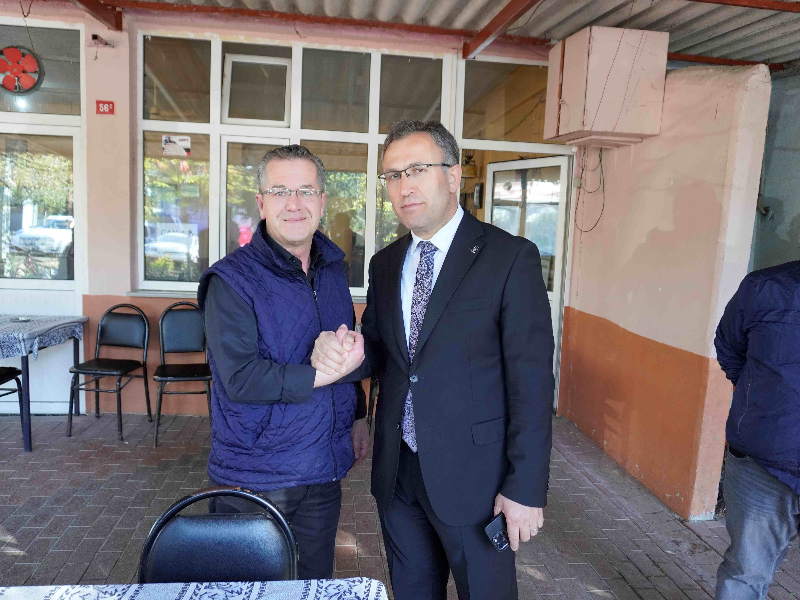 Ak Parti Milletvekili Adayı Av. Mehmet Sarı, seçim çalışmaları için Değirmenköy'de