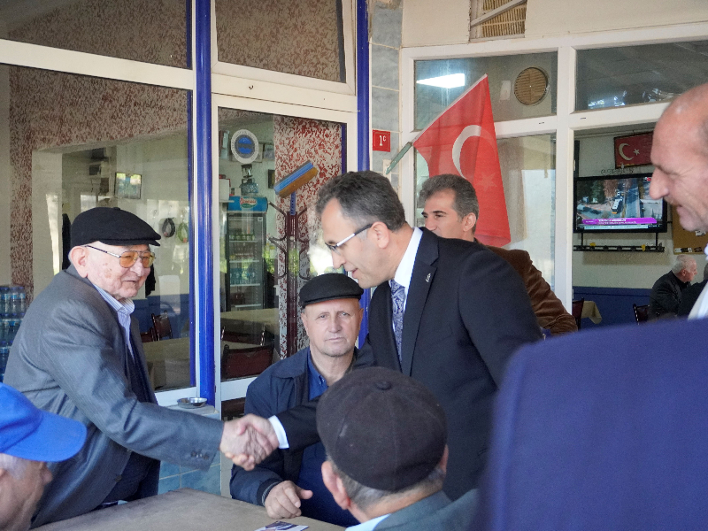Ak Parti Milletvekili Adayı Av. Mehmet Sarı, seçim çalışmaları için Değirmenköy'de
