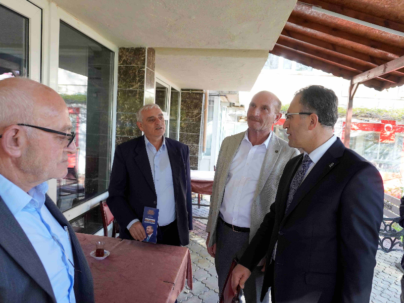 Ak Parti Milletvekili Adayı Av. Mehmet Sarı, seçim çalışmaları için Değirmenköy'de