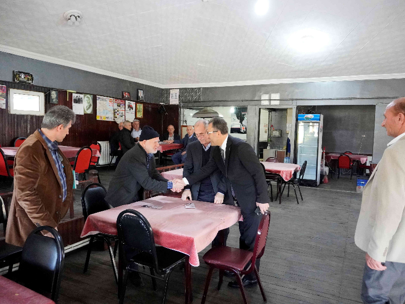 Ak Parti Milletvekili Adayı Av. Mehmet Sarı, seçim çalışmaları için Değirmenköy'de