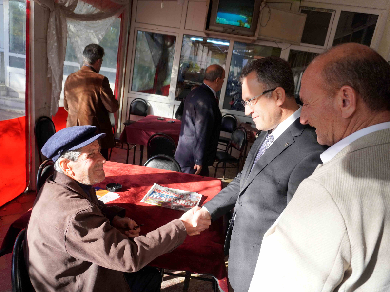 Ak Parti Milletvekili Adayı Av. Mehmet Sarı, seçim çalışmaları için Değirmenköy'de