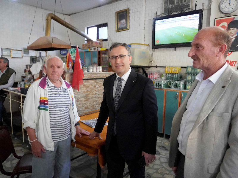 Ak Parti Milletvekili Adayı Av. Mehmet Sarı, seçim çalışmaları için Değirmenköy'de