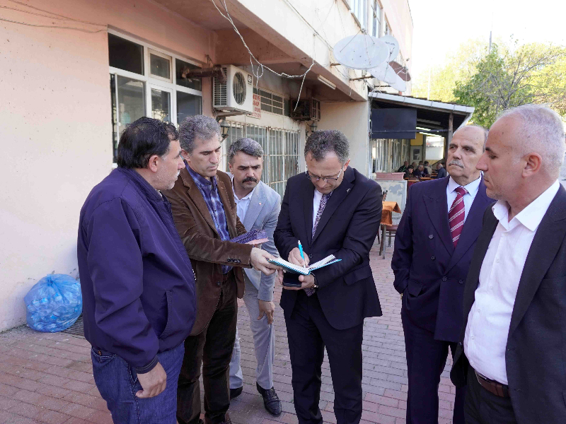 Ak Parti Milletvekili Adayı Av. Mehmet Sarı, seçim çalışmaları için Değirmenköy'de