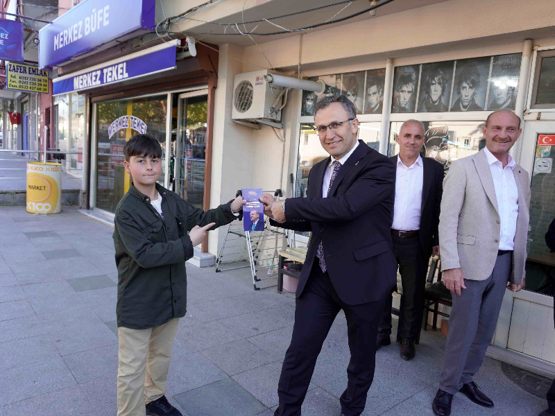 Ak Parti Milletvekili Adayı Av. Mehmet Sarı, seçim çalışmaları için Değirmenköy'de