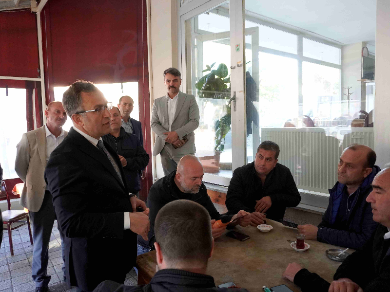 Ak Parti Milletvekili Adayı Av. Mehmet Sarı, seçim çalışmaları için Değirmenköy'de