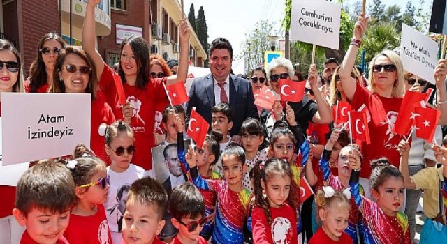 Buca’da 23 Nisan’a yakışır kutlama