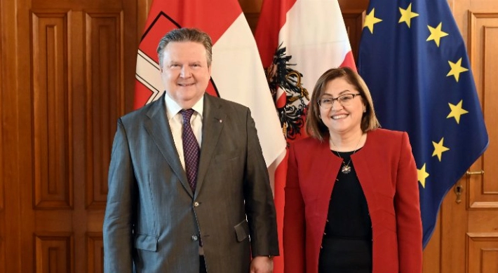 Fatma Şahin’den Viyana Belediye Başkanı’na ziyaret