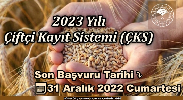 ÇKS Başvuruları için son tarih: 31 Aralık