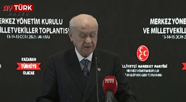 Seçim startını veren Bahçeli: Milim de olsa taviz vermeyiz