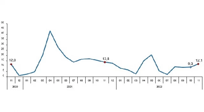 TÜİK Perakende satış hacmi yıllık %12,1 arttı