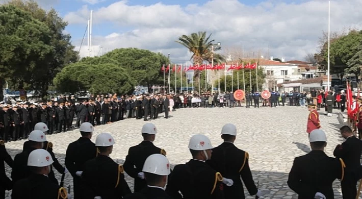 Çanakkale Zaferinin 108.Yıldönümü Foça’da Tören ve Etkinliklerle Kutlandı