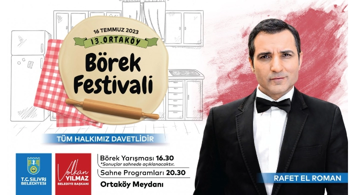 ORTAKÖY BÖREK FESTİVALİ 16 TEMMUZ'DA