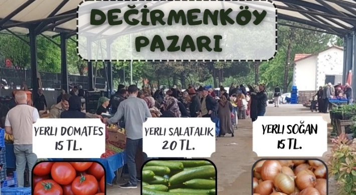 Değirmenköy Pazarı meyve ve sebze fiyatları (16.08.2023)