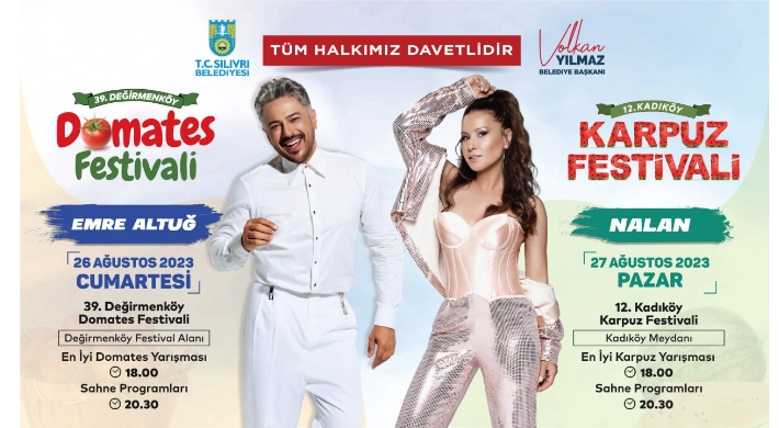 Domates ve Karpuz Festivalleri için geri sayım başladı