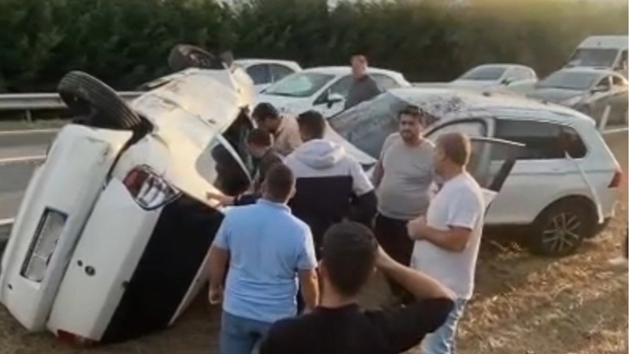 Silivri'de trafik kazası