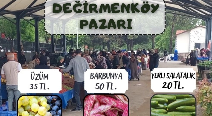 Değirmenköy Pazarı meyve ve sebze fiyatları (11.10.2023)