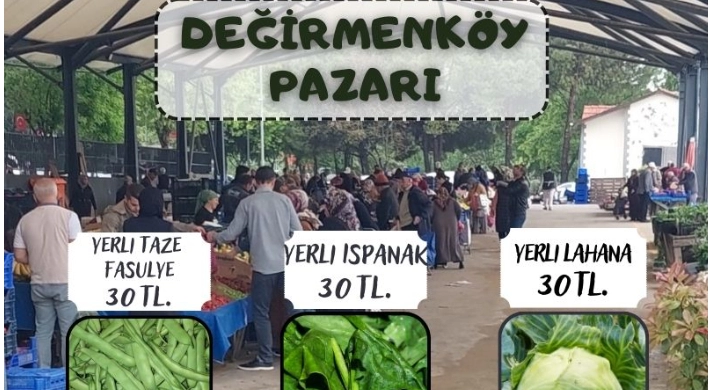 Değirmenköy Pazarı meyve ve sebze fiyatları (18.10.2023)