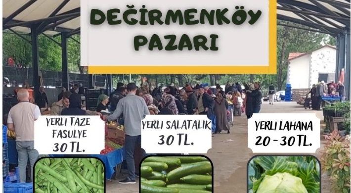 Değirmenköy Pazarı meyve ve sebze fiyatları (08.11.2023)