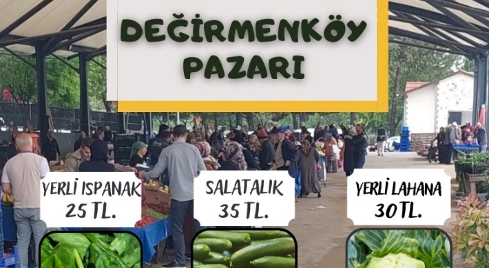 Değirmenköy Pazarı meyve ve sebze fiyatları (29.11.2023)