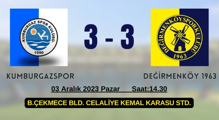 Değirmenköyspor'dan deplasmanda 3 gol