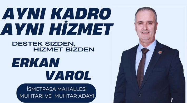 Erkan Varol tekrar muhtar adayı