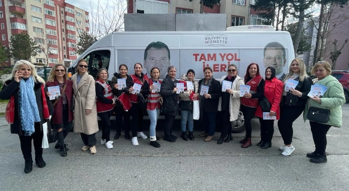 CHP Silivri'nin Kadın Meclis Üyesi Adayları ve Partili Kadınlar, "Geleceğin Silivri’si" İçin Sahada