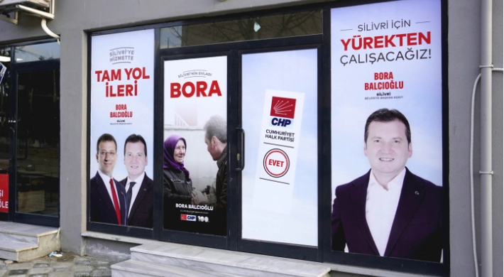 Cumhuriyet Halk Partisi'nin, Değirmenköy'deki Seçim İrtibat Bürosu yeni adresinde