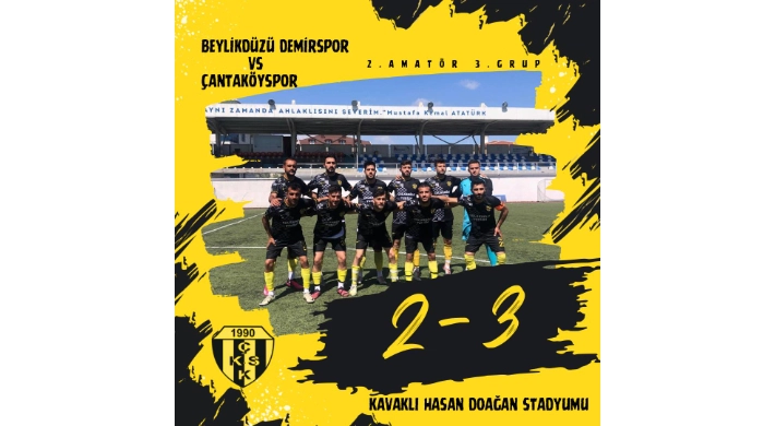 Çantaköyspor deplasmanda yendi; 2-3