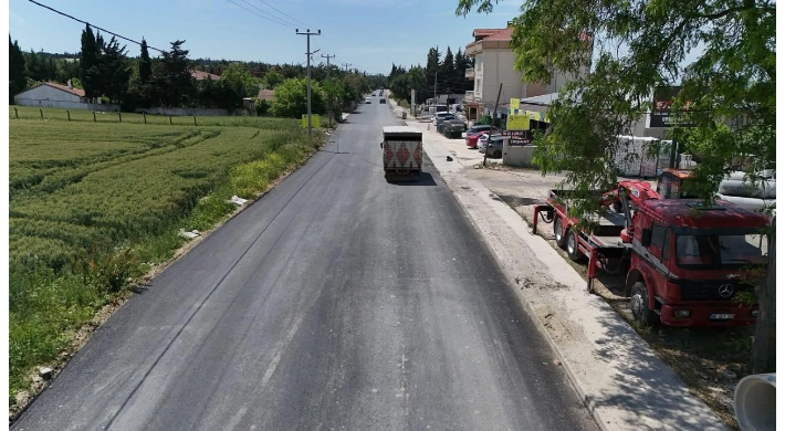 Ortaköy Mahallesi Hümayun Caddesi’nde Asfaltlama Çalışmaları Tamamlandı