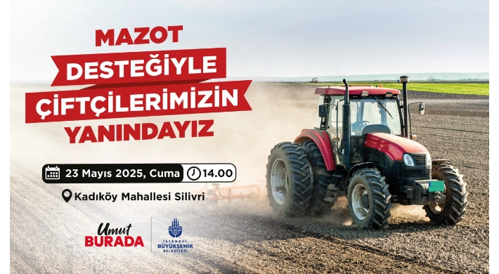 Silivri’de Çiftçiye Mazot Desteği Sürüyor