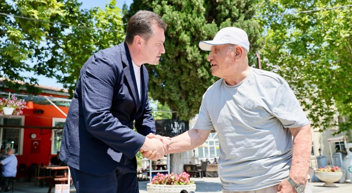 Başkan Balcıoğlu, Çeltik Mahallesi’nde Vatandaşlarla Buluştu