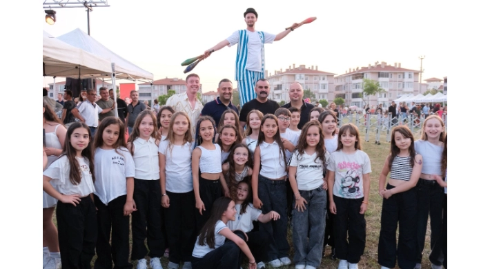 Edirne’de Uzunköprü’de çocuklar festivalde buluştu