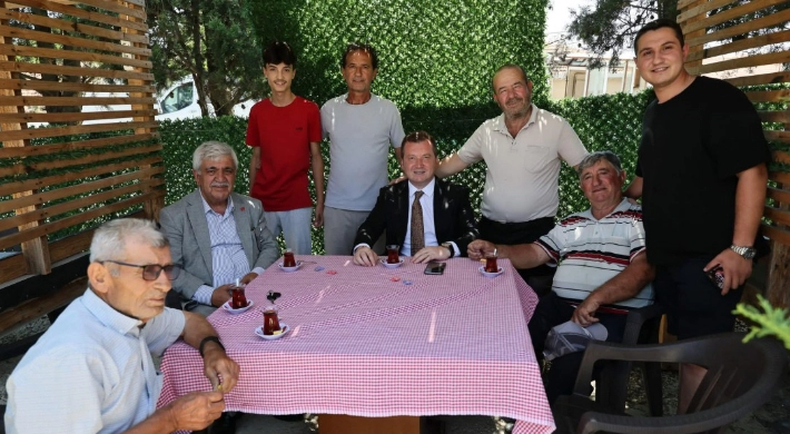 Başkan Balcıoğlu’ndan Gazitepe’de Taziye Ziyareti ve Vatandaş Buluşması