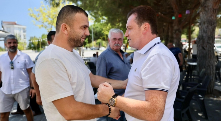 Başkan Balcıoğlu’ndan Tayfun Özkök’e Geçmiş Olsun Ziyareti