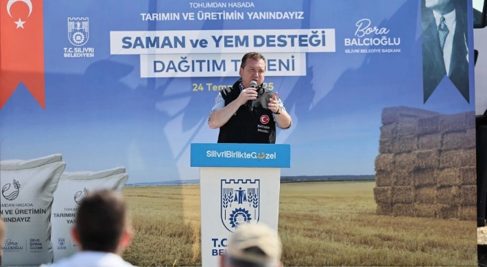 Silivri Belediyesi’nden Üreticiye 5 Milyon TL’lik Yem ve Saman Desteği