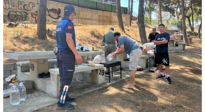 Silivri’de İzinsiz Çadır ve Mangal Kullanımına Müdahale Edildi