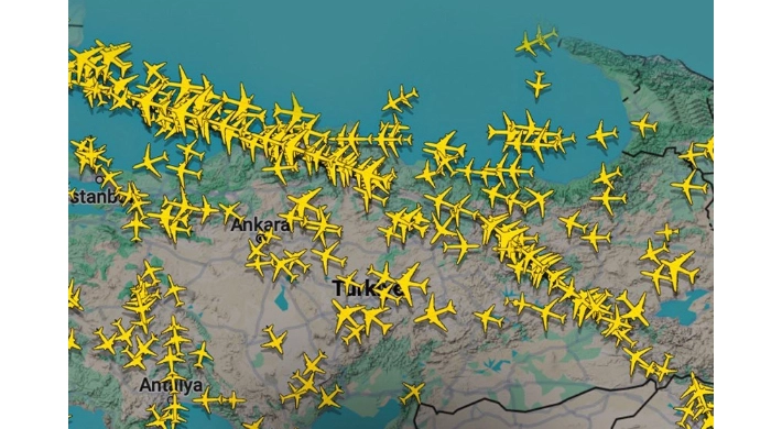 Türk hava sahasında yeni rekor