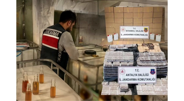 81 ilde sahte alkol operasyonu... 62 bin litre alkol ele geçirildi