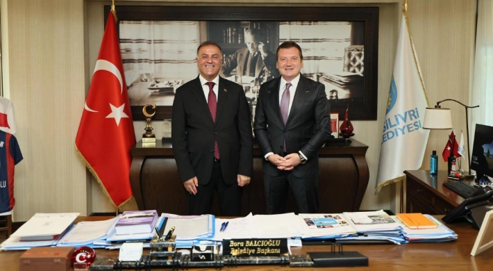 Başkan Balcıoğlu, İBB Başkan Vekili Nuri Aslan’ı ağırladı