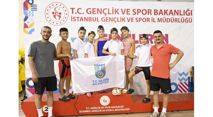 Silivri Belediyesi Spor Kulübü Yüzme Takımı, İstanbul’da 20 Madalya Kazandı