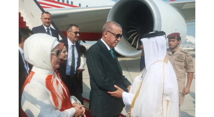 Cumhurbaşkanı Erdoğan Katar’da