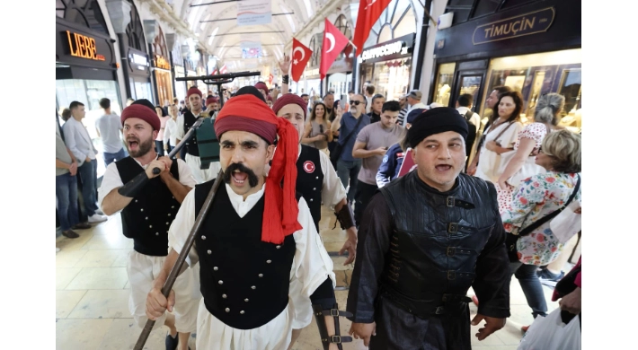 İstanbul’da tulumbacılar seremonisine büyük ilgi