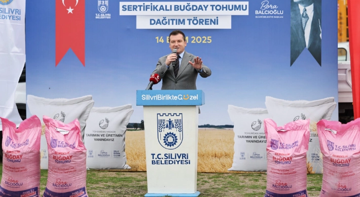 Silivri Belediyesi’nden Çiftçiye Destek: Sertifikalı Buğday Tohumu Dağıtımı Başladı