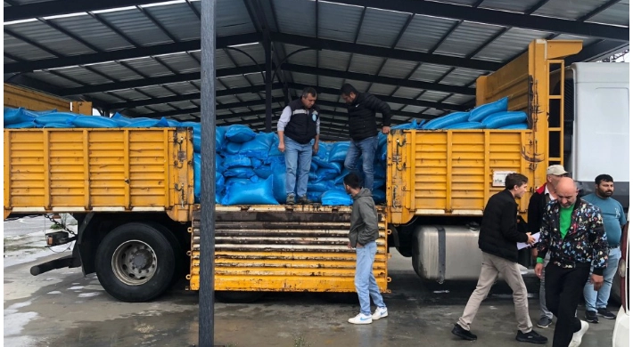 Tritikale yemleri vatandaşlara ulaştırılmaya devam ediyor