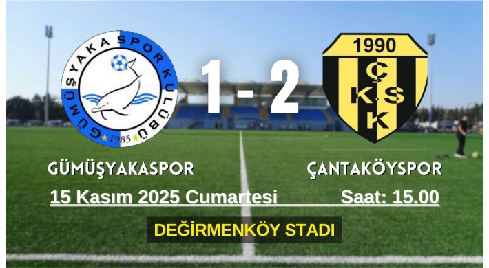 Çantaköyspor, Değirmenköy’de Gümüşyakaspor’u 2-1 Mağlup Etti