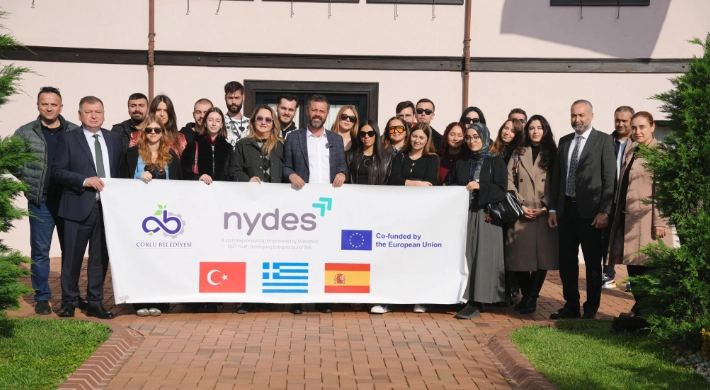 Çorlu Belediyesi, Erasmus+ Projesi Kapsamında Yabancı Misafirleri Atatürk Evi’nde Ağırladı