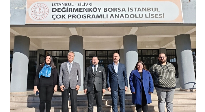 İlçe Milli Eğitim Müdürü Damat’tan Değirmenköy Borsa İstanbul ÇPAL’e Ziyaret
